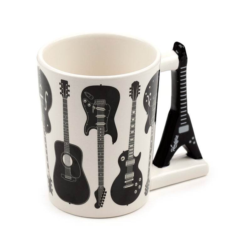 Headstock Guitar Rock Guitar Ceramic Shaped Handle Mug - Gift Arch