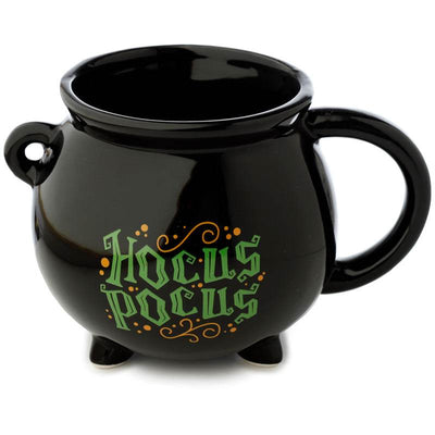 Hocus Pocus Black Cauldron Ceramic Shaped Mug - Gift Arch