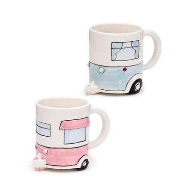 Home Is Where You Park It Caravan Ceramic Shaped Mug - Gift Arch