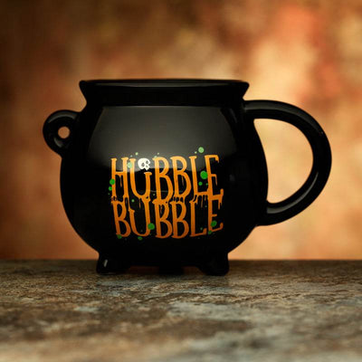 Hubble Bubble Black Cauldron Ceramic Shaped Mug - Gift Arch