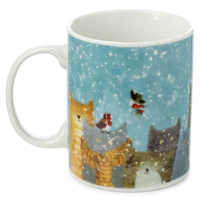 Jan Pashley Christmas Cats Porcelain Mug - Gift Arch
