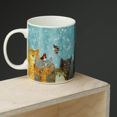 Jan Pashley Christmas Cats Porcelain Mug - Gift Arch
