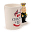 King Charles III Ceramic Shaped Handle Mug - Gift Arch