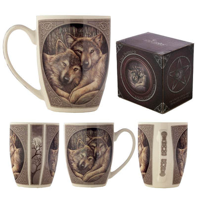 Lisa Parker Loyal Companions Wolf Porcelain Mug - Gift Arch