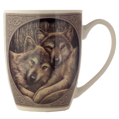 Lisa Parker Loyal Companions Wolf Porcelain Mug - Gift Arch