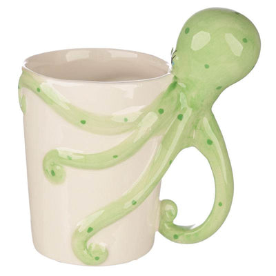 Lisa Parker Octopus Ceramic Shaped Handle Mug - Gift Arch