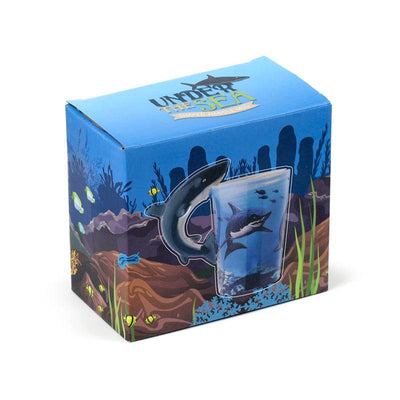 Lisa Parker Shark Ceramic Shaped Handle Mug - Gift Arch