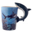 Lisa Parker Shark Ceramic Shaped Handle Mug - Gift Arch