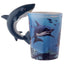 Lisa Parker Shark Ceramic Shaped Handle Mug - Gift Arch