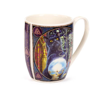 Lisa Parker The Witch's Apprentice Cat Porcelain Mug - Gift Arch