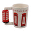 London Icons Red Telephone Box Ceramic Shaped Handle Mug with Decal - Gift Arch