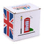 London Icons Red Telephone Box Ceramic Shaped Handle Mug with Decal - Gift Arch