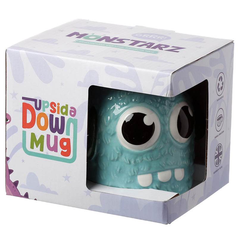 Monstarz Monster Blue Upside Down Ceramic Shaped Mug - Gift Arch