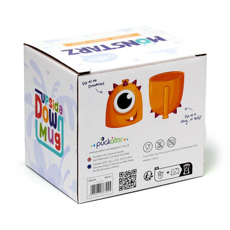 Monstarz Monster Orange Upside Down Ceramic Shaped Mug - Gift Arch