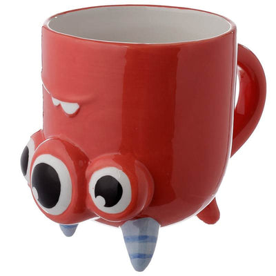 Monstarz Monster Red Upside Down Ceramic Shaped Mug - Gift Arch