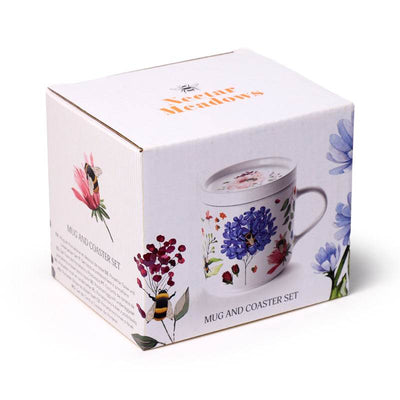 Nectar Meadows Porcelain Mug & Coaster Lid Set - Gift Arch