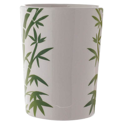 Panda with Bamboo Decal Ceramic Shaped Handle Mug - Gift Arch