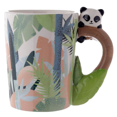 Pandarama Panda Ceramic Shaped Handle Mug - Gift Arch