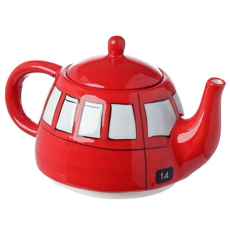Routemaster Bus Ceramic Teapot & Cup Set for 1 - Gift Arch