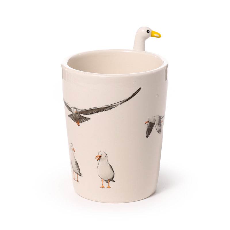 Seagull Buoy Ceramic Shaped Handle Mug - Gift Arch