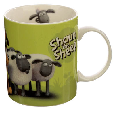 Shaun the Sheep Porcelain Mug Green - Gift Arch