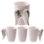 Silver Angel Wings Ceramic Shaped Handle Mug - Gift Arch