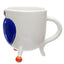Space Cadet Astronaut Spaceman Helmet Upside Down Ceramic Shaped Mug - Gift Arch