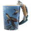 Turtle with Underwater Decal Ceramic Shaped Handle Mug - Gift Arch