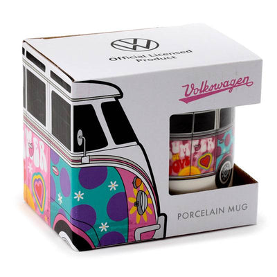 Volkswagen VW T1 Camper Bus Summer Porcelain Mug - Gift Arch