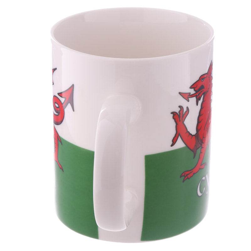 Welsh Dragon Wales (Cymru) Souvenir Porcelain Mug - Gift Arch