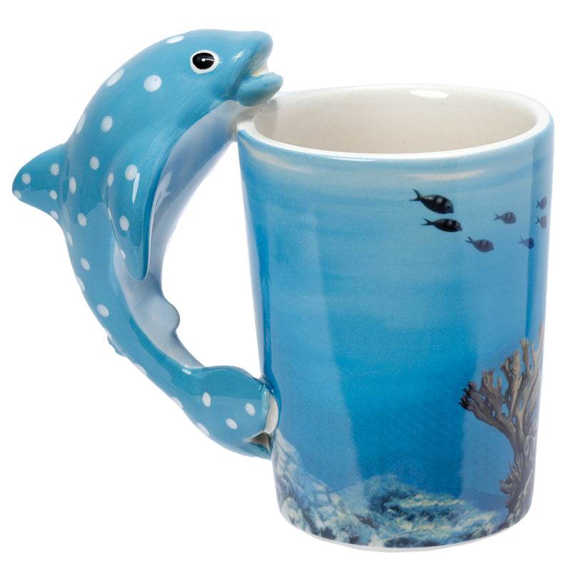 Whale Shark Ceramic Shaped Handle Mug - Gift Arch