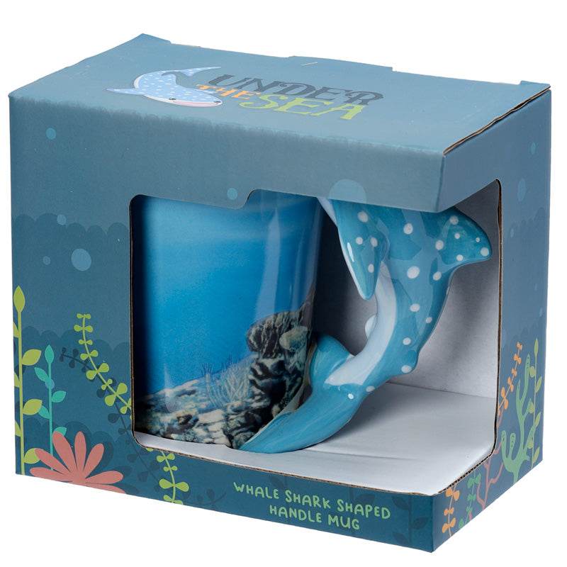 Whale Shark Ceramic Shaped Handle Mug - Gift Arch