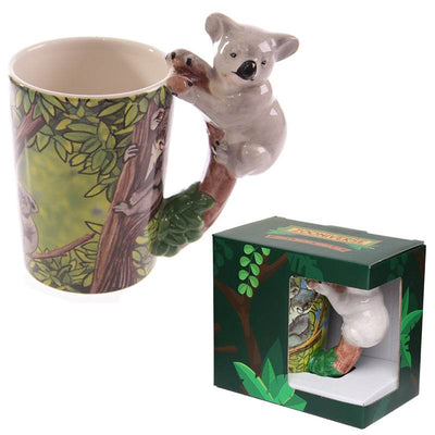 Zooniverse Koala Ceramic Shaped Handle Mug - Gift Arch