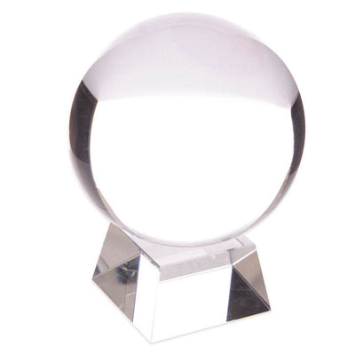Crystal Ball with Glass Stand & Gift Box 10cm - Gift Arch