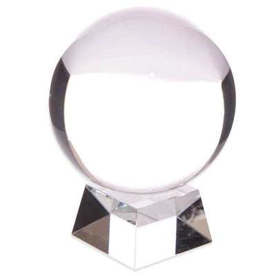 Crystal Ball with Glass Stand & Gift Box 14cm - Gift Arch