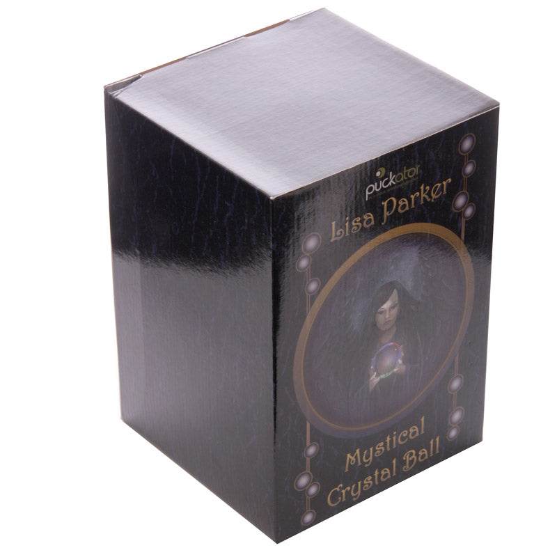 Crystal Ball with Glass Stand & Gift Box 14cm - Gift Arch