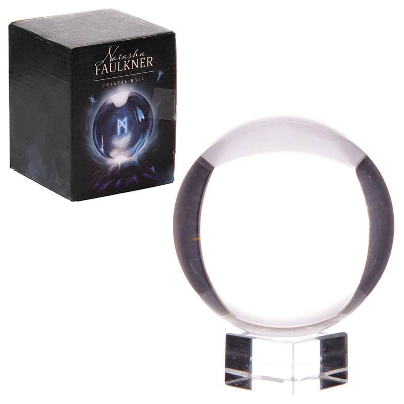 Crystal Ball with Glass Stand & Gift Box 7.5cm - Gift Arch