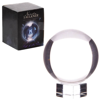 Crystal Ball with Glass Stand & Gift Box 7.5cm - Gift Arch