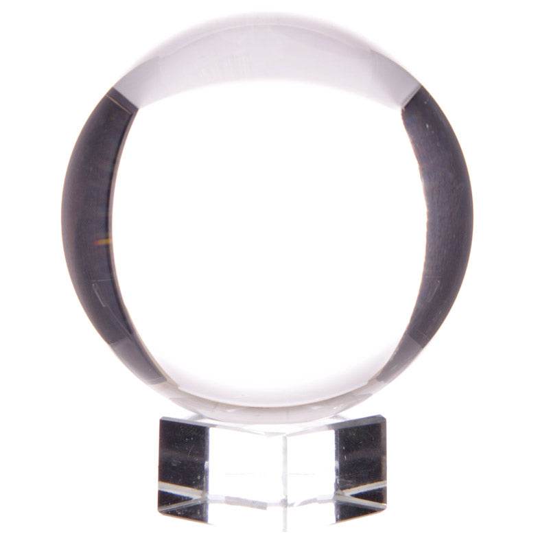 Crystal Ball with Glass Stand & Gift Box 7.5cm - Gift Arch