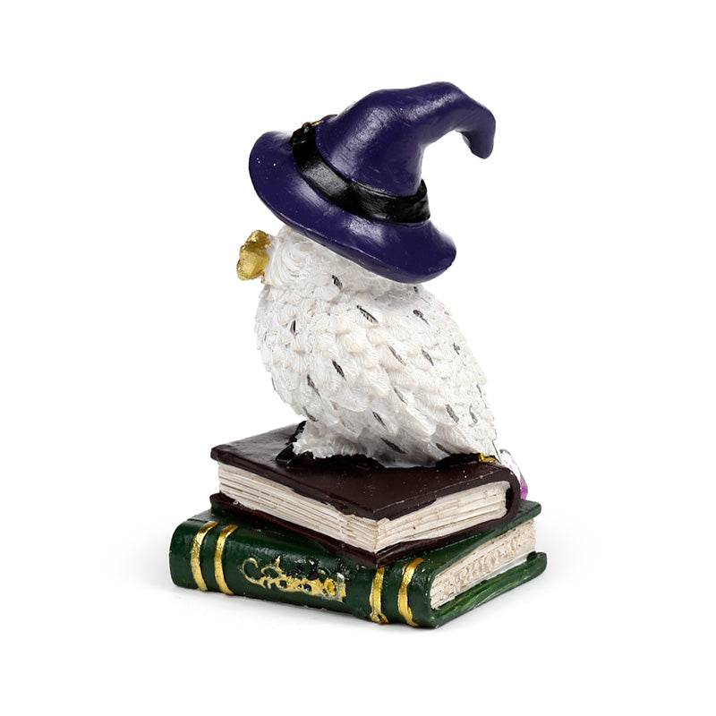 Wise Old Magical Owl on Spell Books - Gift Arch
