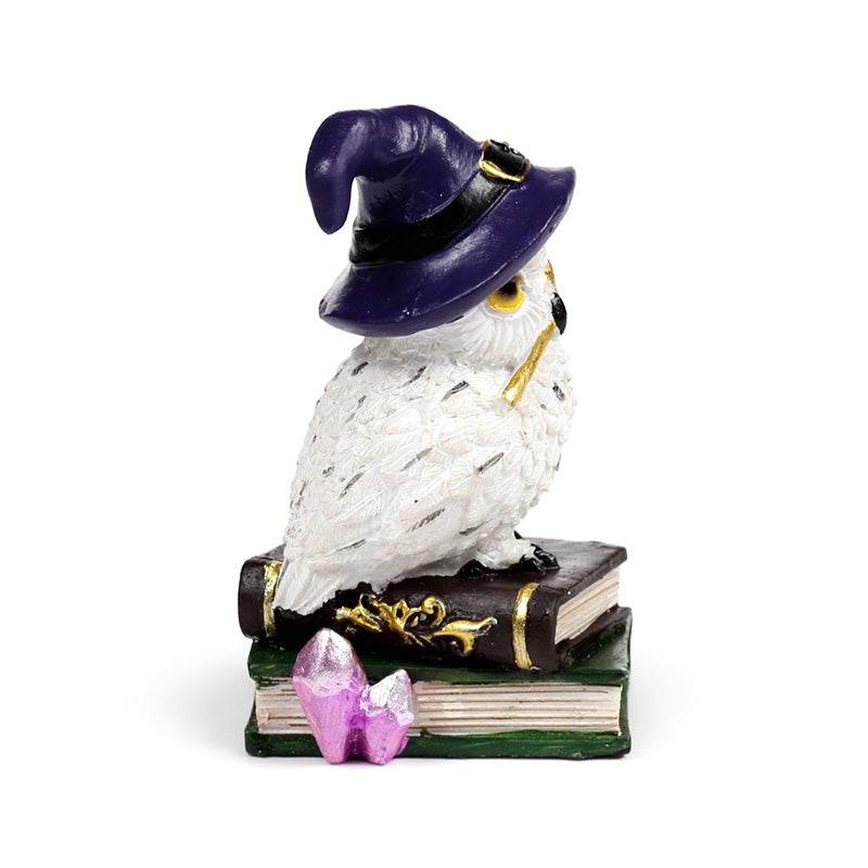 Wise Old Magical Owl on Spell Books - Gift Arch