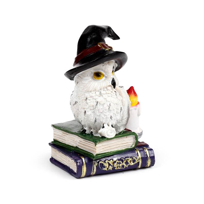 Wise Old Magical Owl on Spell Books - Gift Arch
