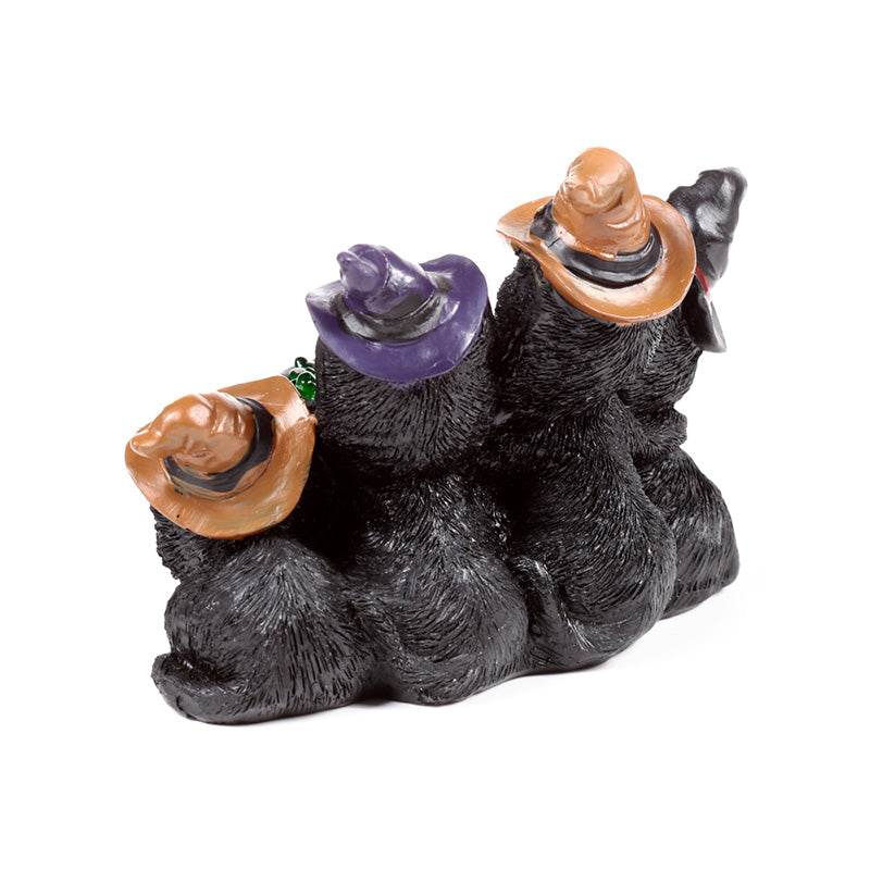 Witches Black Cat LED Bubbling Cauldron - Gift Arch