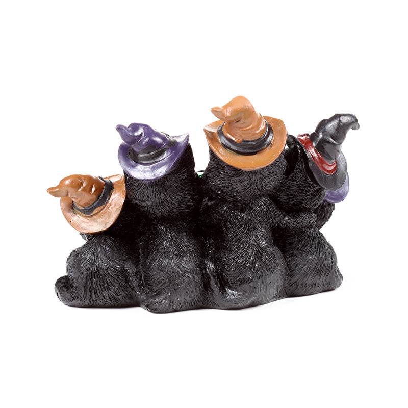 Witches Black Cat LED Bubbling Cauldron - Gift Arch