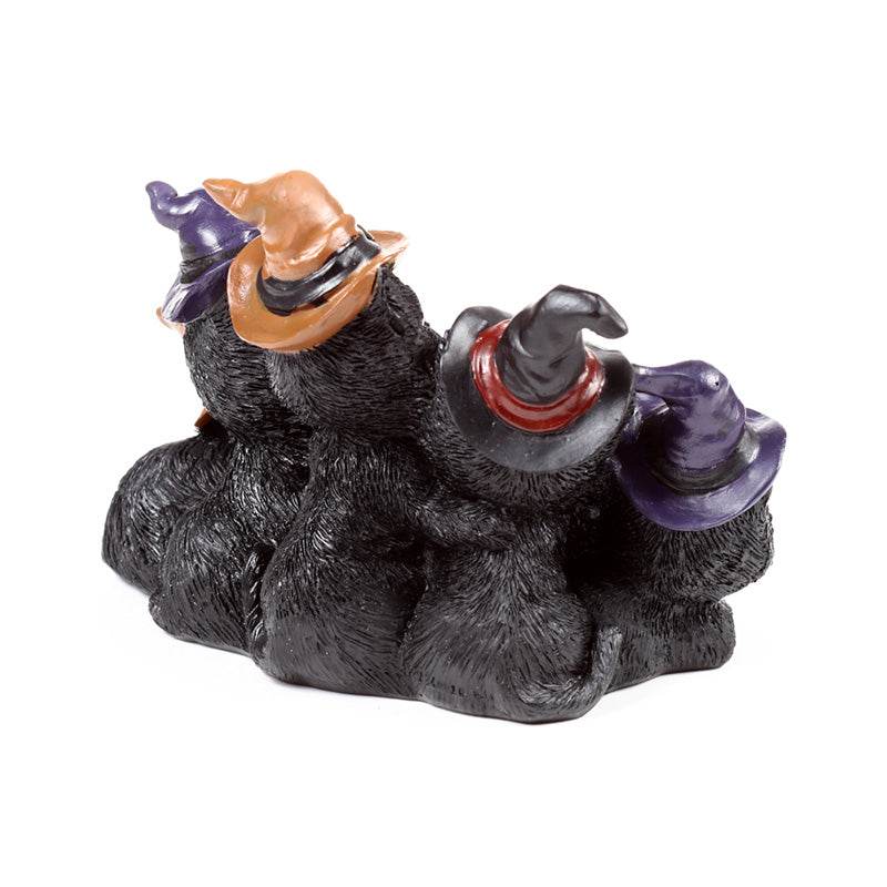 Witches Black Cat LED Bubbling Cauldron - Gift Arch