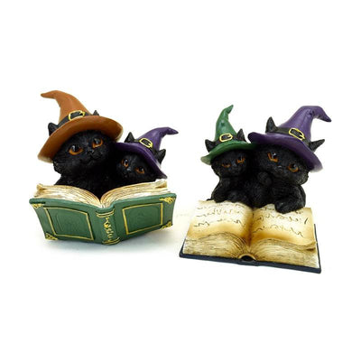 Witches Black Cat Magical Spell Book - Gift Arch