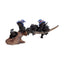 Witches Black Cat Playing on Broomstick - Gift Arch