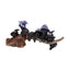 Witches Black Cat Playing on Broomstick - Gift Arch
