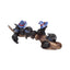 Witches Black Cat Playing on Broomstick - Gift Arch