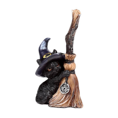 Witches Black Cat with Broomstick - Gift Arch